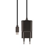 Tinklo įkroviklis 220V 5V 2.1A micro USB Maxlife juodas (black) 